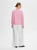Lulu Ls Knit Short Cardigan - Moonlight Mauve Melange