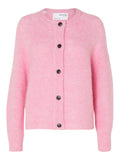 Lulu Ls Knit Short Cardigan - Moonlight Mauve Melange