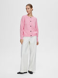 Lulu Ls Knit Short Cardigan - Moonlight Mauve Melange