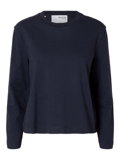 Essential Ls Boxy Tee - Dark Sapphire
