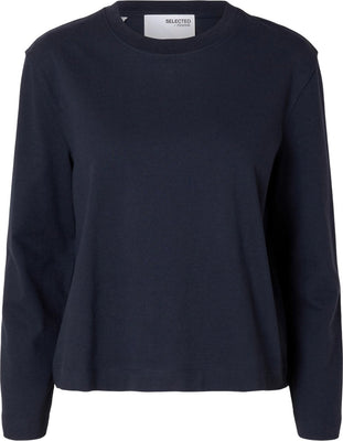 Essential Ls Boxy Tee - Dark Sapphire