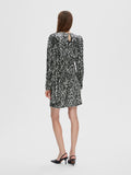 Colyn LS Short Sequins Dress - Silver