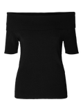 Caro Off Shoulder Knit - Black