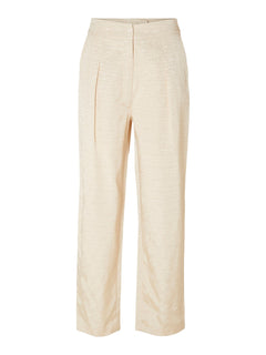 Firmina Hw Straight Pant B - Sandshell