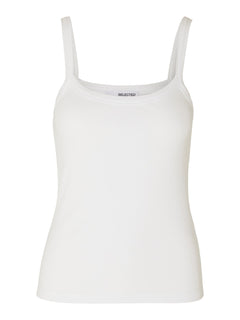 Celica Anna Strap Tank Top - Bright White