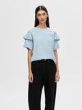 Rylie Ss Florence Tee - Cashmere Blue