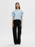 Rylie Ss Florence Tee - Cashmere Blue