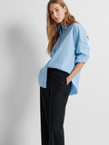 Dina-Sanni Ls Shirt - Cashmere Blue