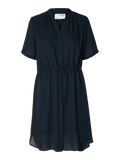 Damina Ss Dress - Dark Sapphire