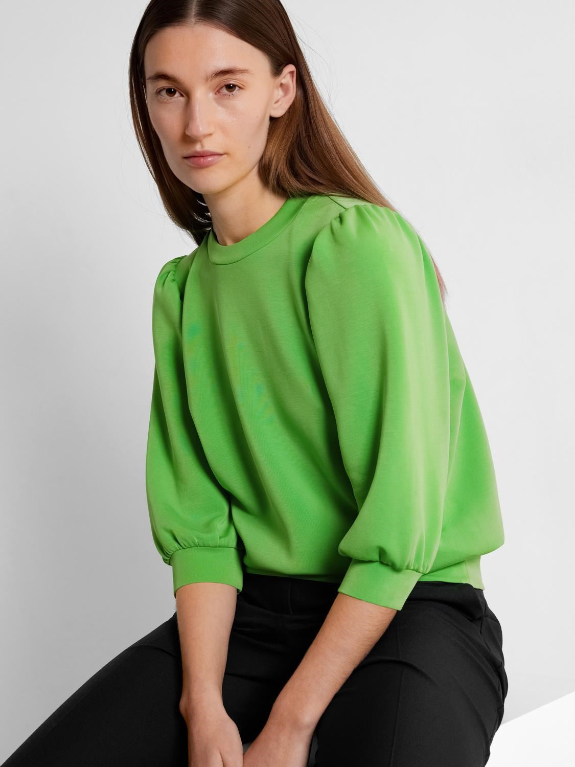 Tenny 3/4 Sweat Top - Classic Green