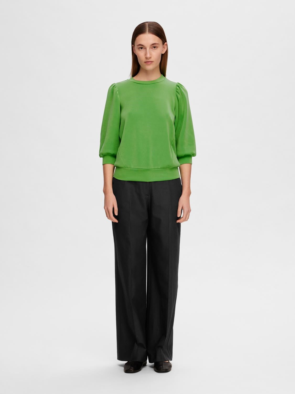 Tenny 3/4 Sweat Top - Classic Green