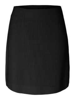 Viva Hw Short Skirt - Black