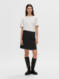 Viva Hw Short Skirt - Black