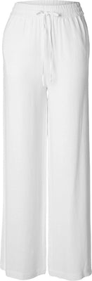 Viva-Gulia Hw Long Linen Pant - Snow White