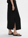 Viva Hw Ankle Skirt - Black