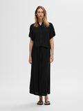 Viva Hw Ankle Skirt - Black