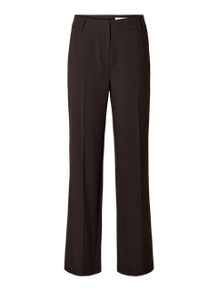 Rita MW Wide Pant - Coffee Bean Melange