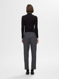 Rita-Ria Mw Crop Pant Dgm - Dark Grey Melange Melange