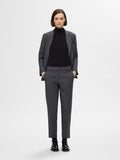 Rita-Ria Mw Crop Pant Dgm - Dark Grey Melange Melange