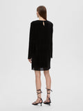 Kimmie Ls Glitter Dress - Black