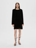 Kimmie Ls Glitter Dress - Black