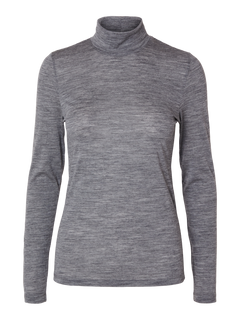 Wola Ls High Neck - Steel Gray Melange