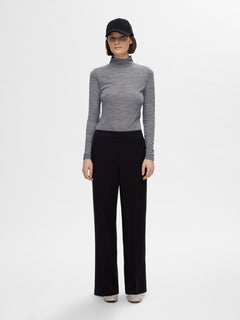 Wola Ls High Neck - Steel Gray Melange