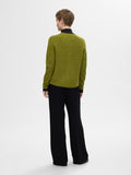 Lulu Ls Knit Short Cardigan - Cardamom Seed Melange