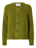 Lulu Ls Knit Short Cardigan - Cardamom Seed Melange