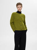 Lulu Ls Knit Short Cardigan - Cardamom Seed Melange