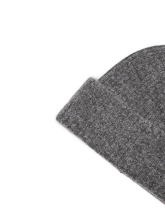 Maline Knit Beanie - Medium Grey Melange