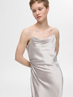 Selene Midi Strap Dress - Dove