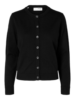 Hella Ls Knit Cardigan - Black
