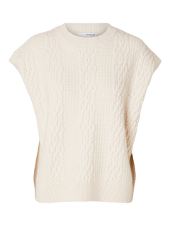 Elina Marie Knit Vest - Birch