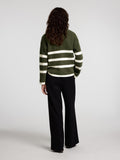 Maline Ls Knit Half Zip - Kalamata  Birch