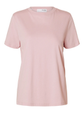 Myessential Ss O-Neck Tee Noos - Bleached Mauve