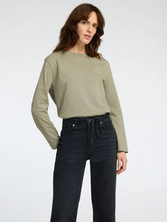 Essential Ls Boxy Tee - Vetiver