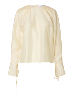 Iris Ls O-Neck Top - Angora
