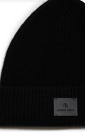 Carley Beanie - Black Cashmere