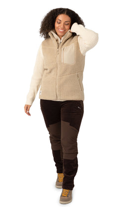 Finse Pile Vest - Sand