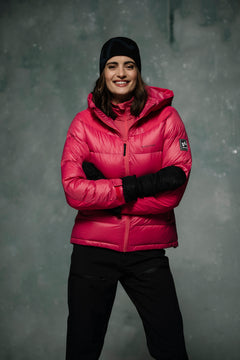 Isbre Dunjakke - Rosa
