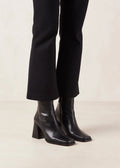 South Leather Ankle Boot - Black