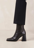 South Leather Ankle Boot - Black