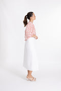 Isadora 3/4 Shirt Aop - Chalk Pink Flower