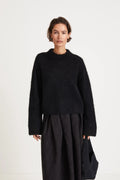 Niclas Short Sweater - Black