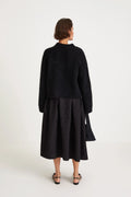 Niclas Short Sweater - Black