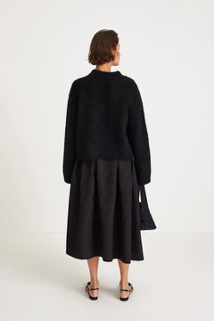 Niclas Short Sweater - Black