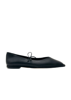 Sway Leather Ballet Flats - Black
