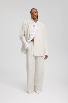 LizaGZ Linen Blazer - Tammy Light Sand