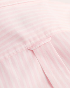 Reg Poplin Striped Shirt - Light Pink